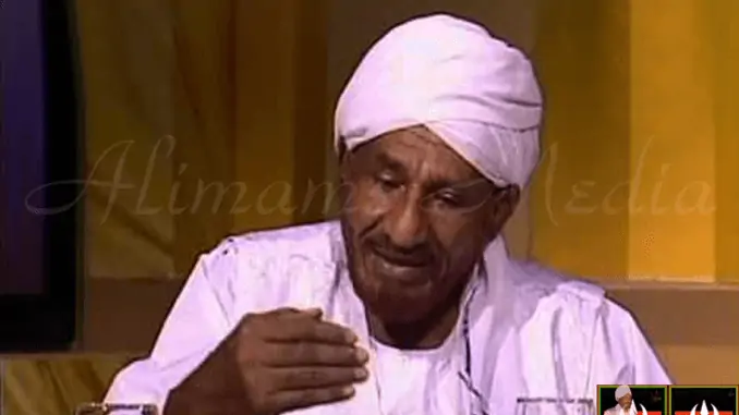 الإمام الصادق المهدي في برنامج في الواجهة حول فيلم براءة المسلمين