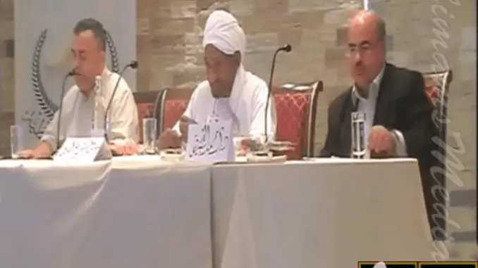 الإمام الصادق المهدي في الندوة الفكرية بتونس