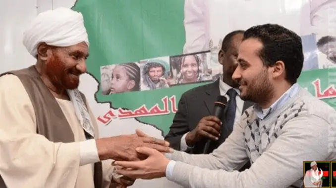 جلسة العلاقات المصرية السودانية في ثمانينية الإمام الصادق المهدي