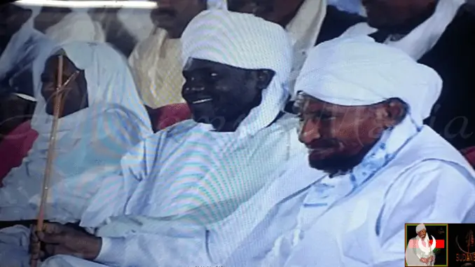 الإمام الصادق المهدي في إحتفالية صالون الإبداع واللجنة القومية بودنوباوي