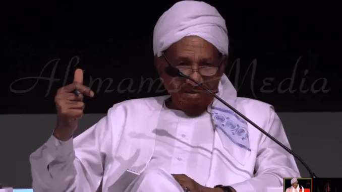 الإمام الصادق المهدي في منتدى الجزيرة الحادي عشر