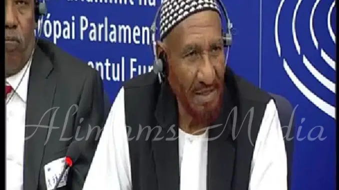 Imam Alsadig Almahdi and the Sudan Call forces in Strasbourg