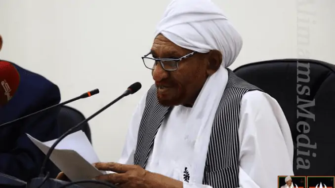 محاضرة الإمام الصادق المهدي في الأردن التجربة السودانية حالها ومآلها