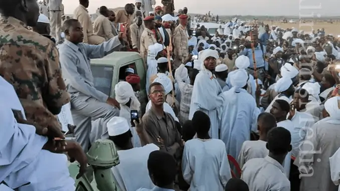 استقبال مهيب بمدينة زالنجي بولاية وسط دارفور